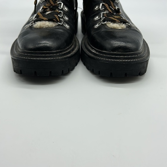 Circus by Sam Edelman Flora Faux Fur‎ Trim Boots Women's 8.5 Combat - Picture 2 of 9